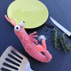 Georgette the Shrimp Amigurumi Pattern - Crochet PDF file