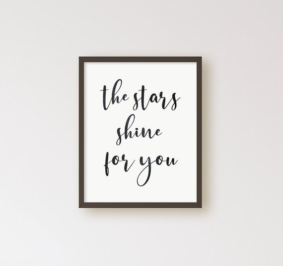 Inspirational Quote Printable Bedroom Wall Decor Over the | Etsy