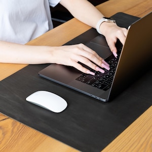 Custom Leather Desk Mat: Personalized Office Writing Pad