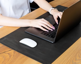Custom Leather Desk Mat: Personalized Office Writing Pad