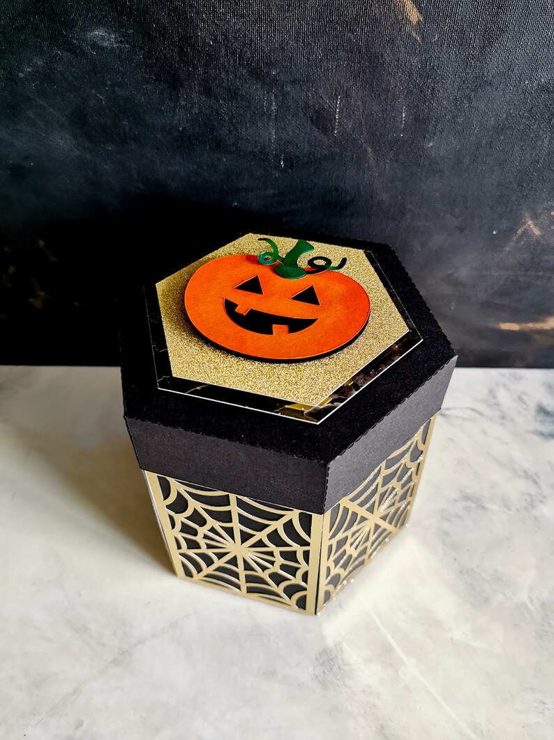 Pompoen exploderende doos afbeelding 5