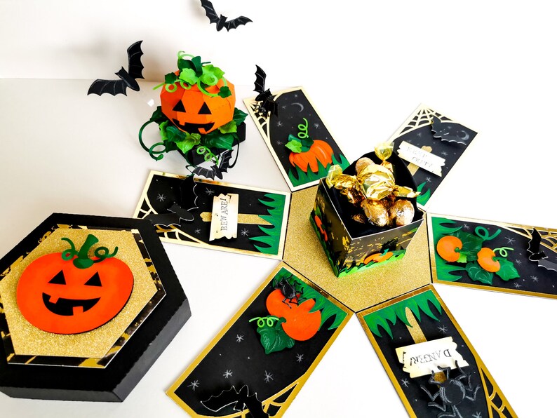 Pompoen exploderende doos afbeelding 1