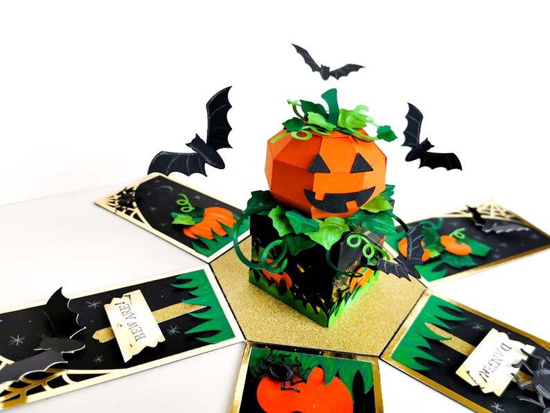 Pompoen exploderende doos afbeelding 2