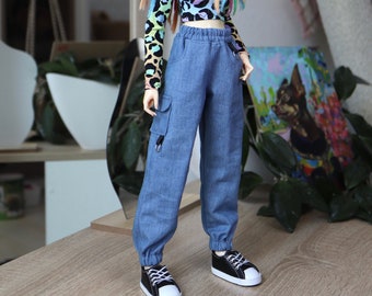 Minifee jeans, doll bjd clothes, minifee pants