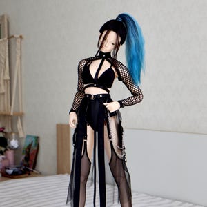 Feeple65 BJD 1/3 Clothes Set or Separate | Gothic Streetwear | Handmade Doll Fashion