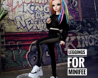 Leggings till Minifee-docka, kläder till MSD-docka, BJD-dockkläder