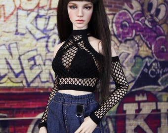Iplehouse fid 1/4 Clothes Top | Gothic Streetwear | Handmade Doll Fashion