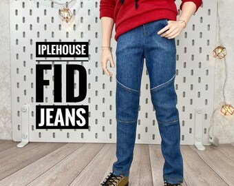 Trendy BJD Ripped Jeans Hosen Für 1/3 BJD Male  DD DOD Bekleidungszubehör 