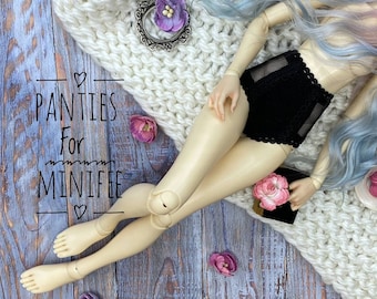 To order Minifee high Panties, Minifee clothes,  Panties for msd BJD doll, Panties pink with hearts for dolls