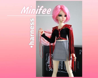 Harness for Minifee doll 5 colour, accessories for msd doll, BJD doll clothes
