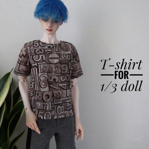 T-shirt  1/3 SD doll, bjd doll clothes, SD doll clothes