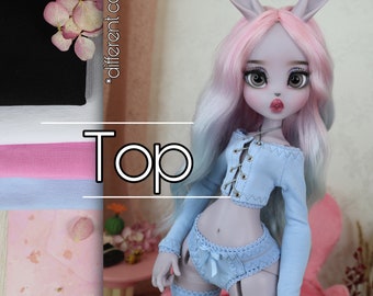 Top for bunny rap1993, bjd doll clothes, 1/4 doll clothes