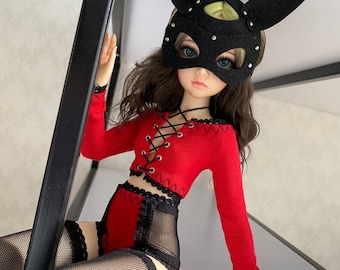 TO ORDER top+panties for Minifee doll, clothes for msd doll, BJD doll clothes