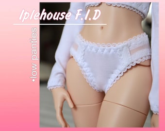 Low panties 5 colours for Iplehouse fid, Iplehouse clothes,  panties for msd BJD doll,