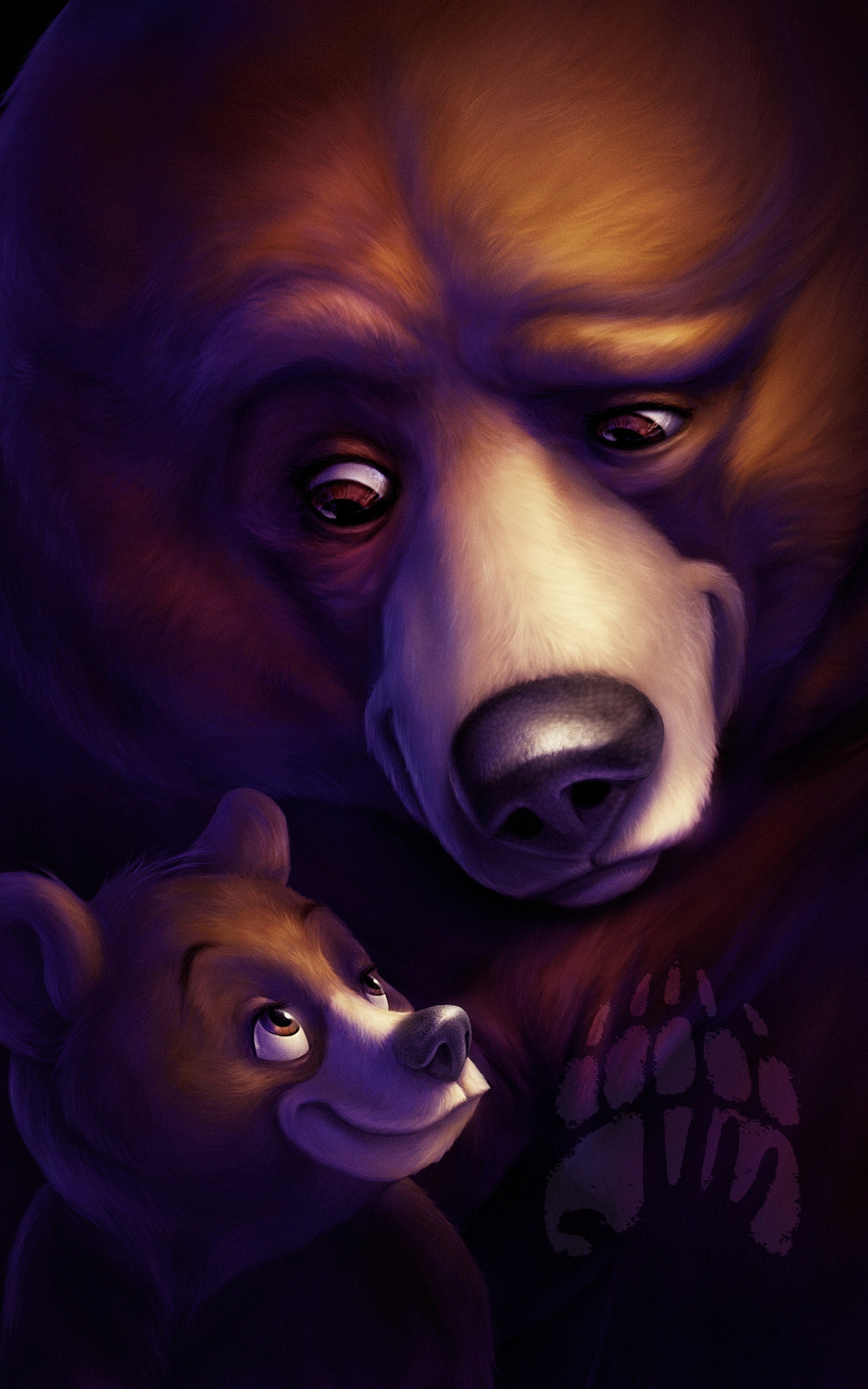 Brother Bear 2003 ver1 movie gloss poster 17x 24 inches Etsy