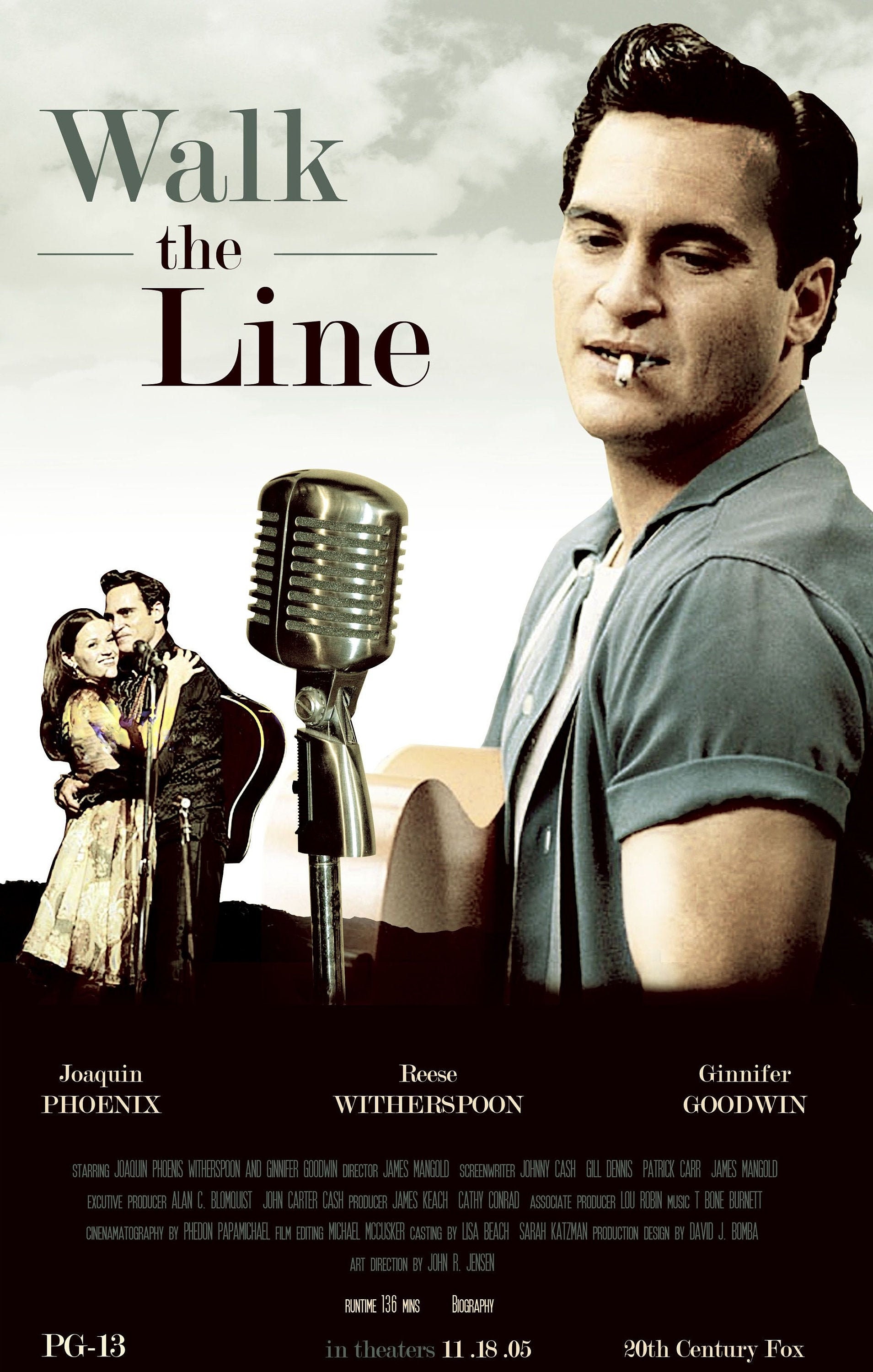 WALK THE LINE Movie gloss poster 17x 24 inches Etsy