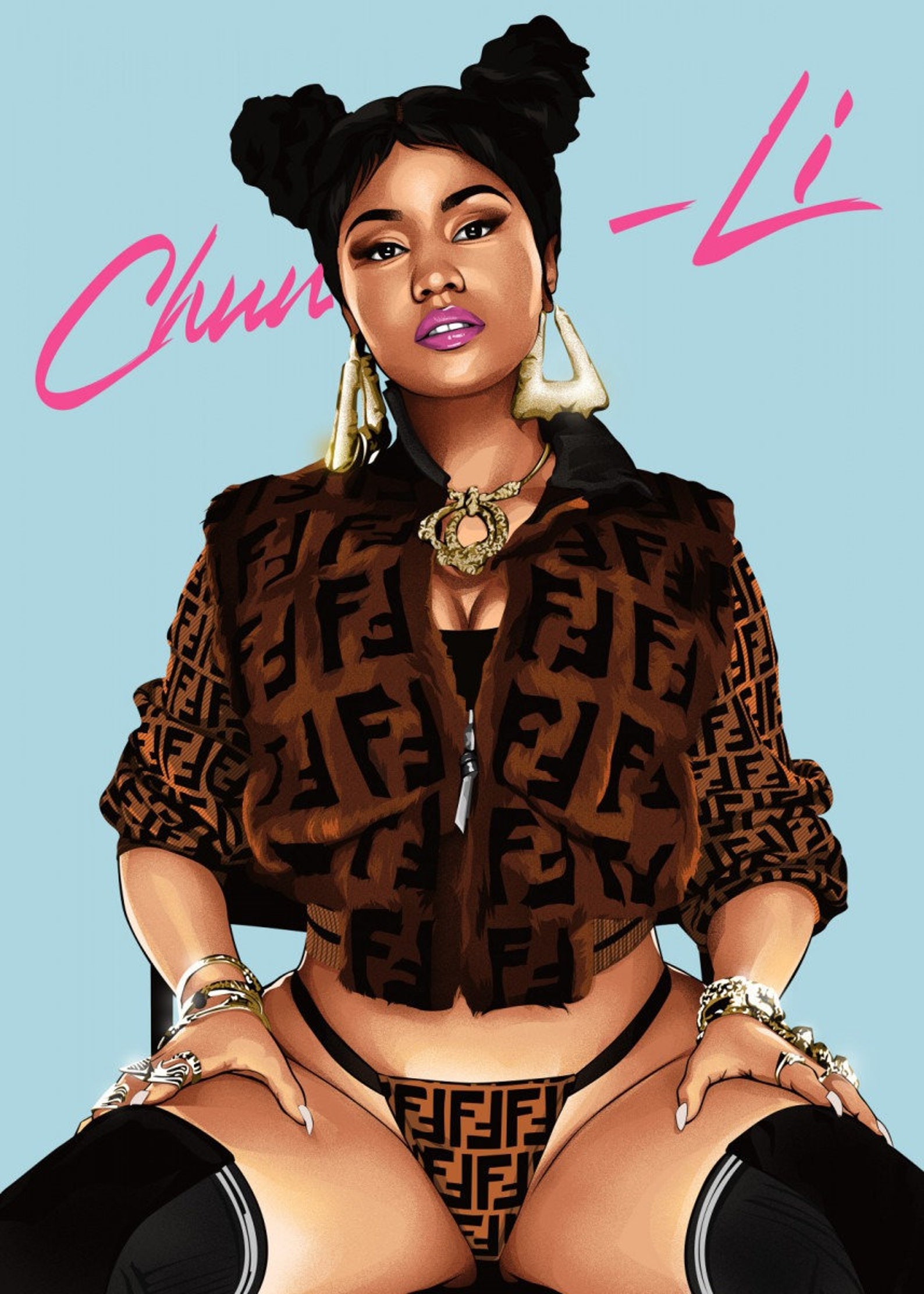 NICKI MINAJ Gloss Poster 17x 24 Inches Etsy