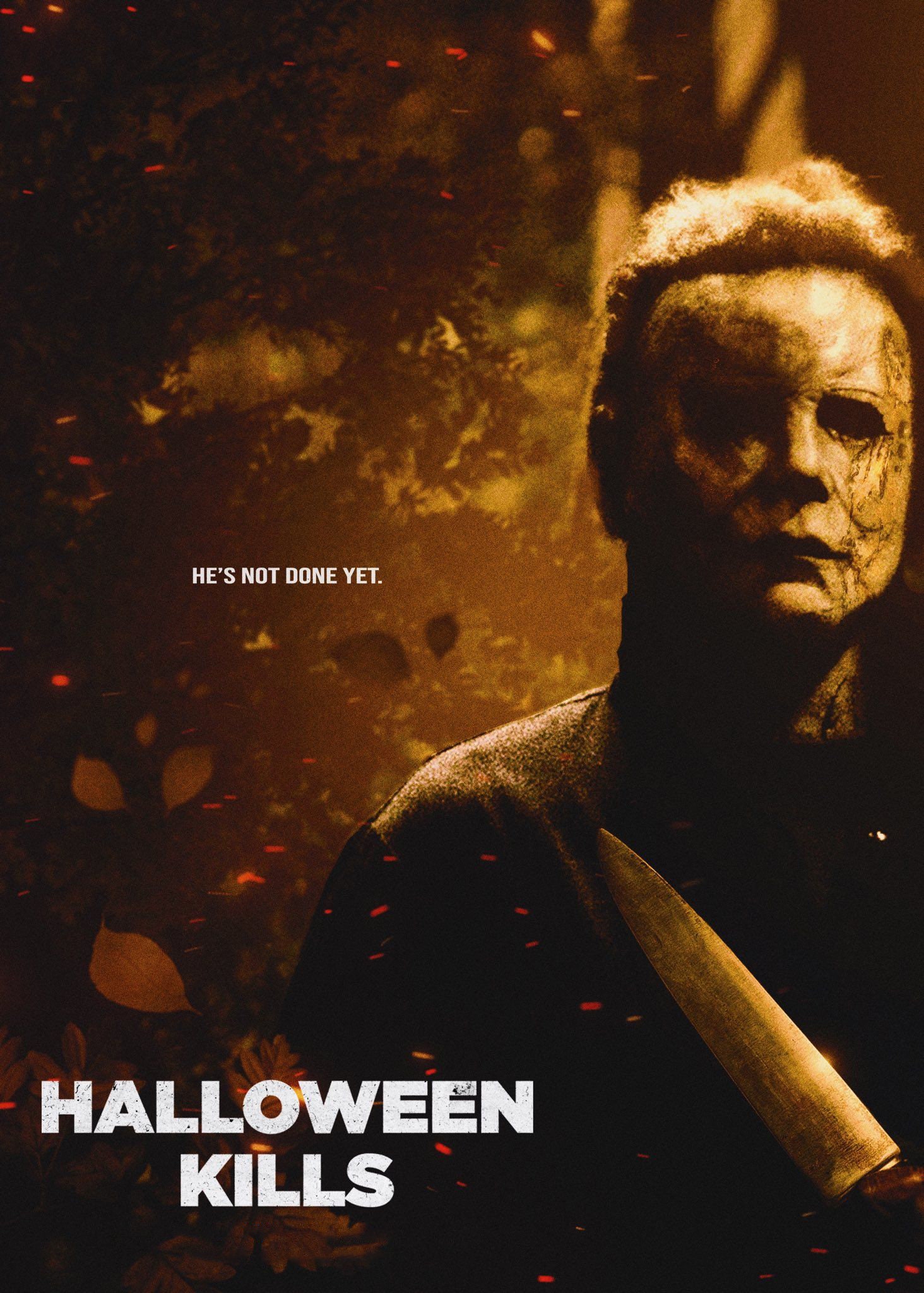 Halloween Kills 2021 ver1 cartel de brillo de película 17x Etsy