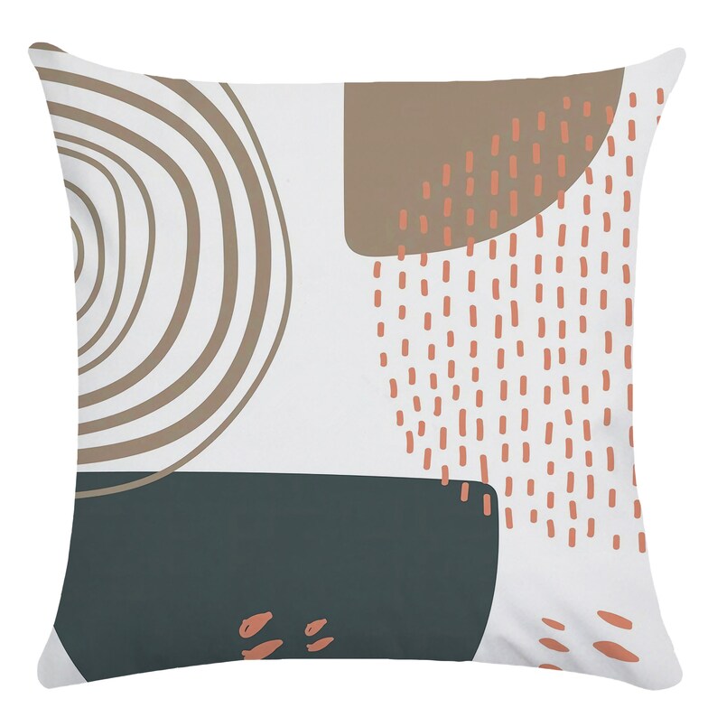 Modern Abstract Throw Pillow Etsy