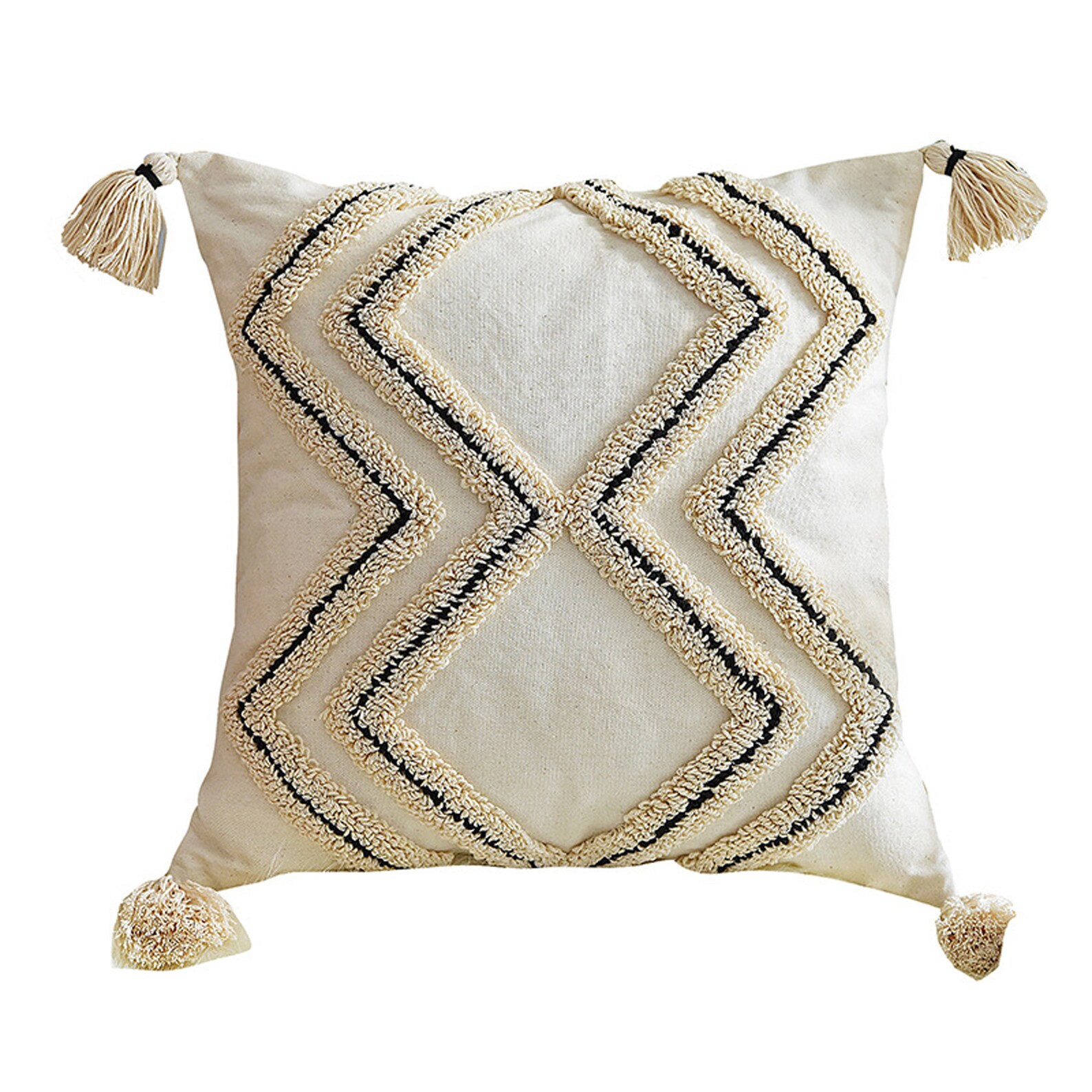 Beige pillow cover Boho 12 x 2018 x 18Throw pillow Etsy