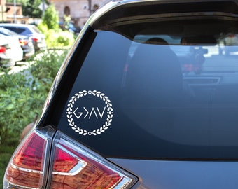 God is Greater than the High and Lows Decal | Car decal | Christian Decal | God is greater sticker | Gift for her