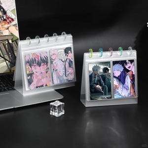 Suporte de mesa Calendário Fotos Álbum Ídolos Cartões