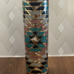 30 oz Western Tangram Tumbler | Cow Print Tumbler | Western Tumbler