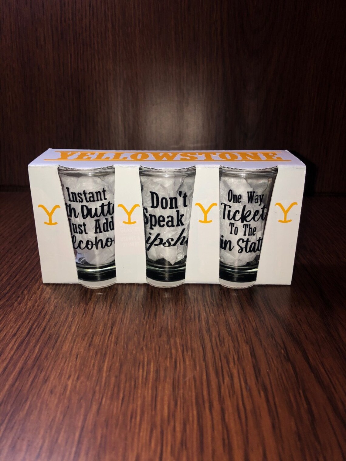 Yellowstone Shot Glasses Beth Dutton and Rip Wheeler Shot Etsy