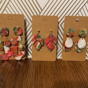 READY to SHIP! Rainbow Dreams Clay Earring Collection