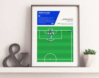 Jimmy Glass, Carlisle United v Plymouth Match Moment Poster | Jimmy Glass Goal, 1998/99 Survival | Birthday Gift