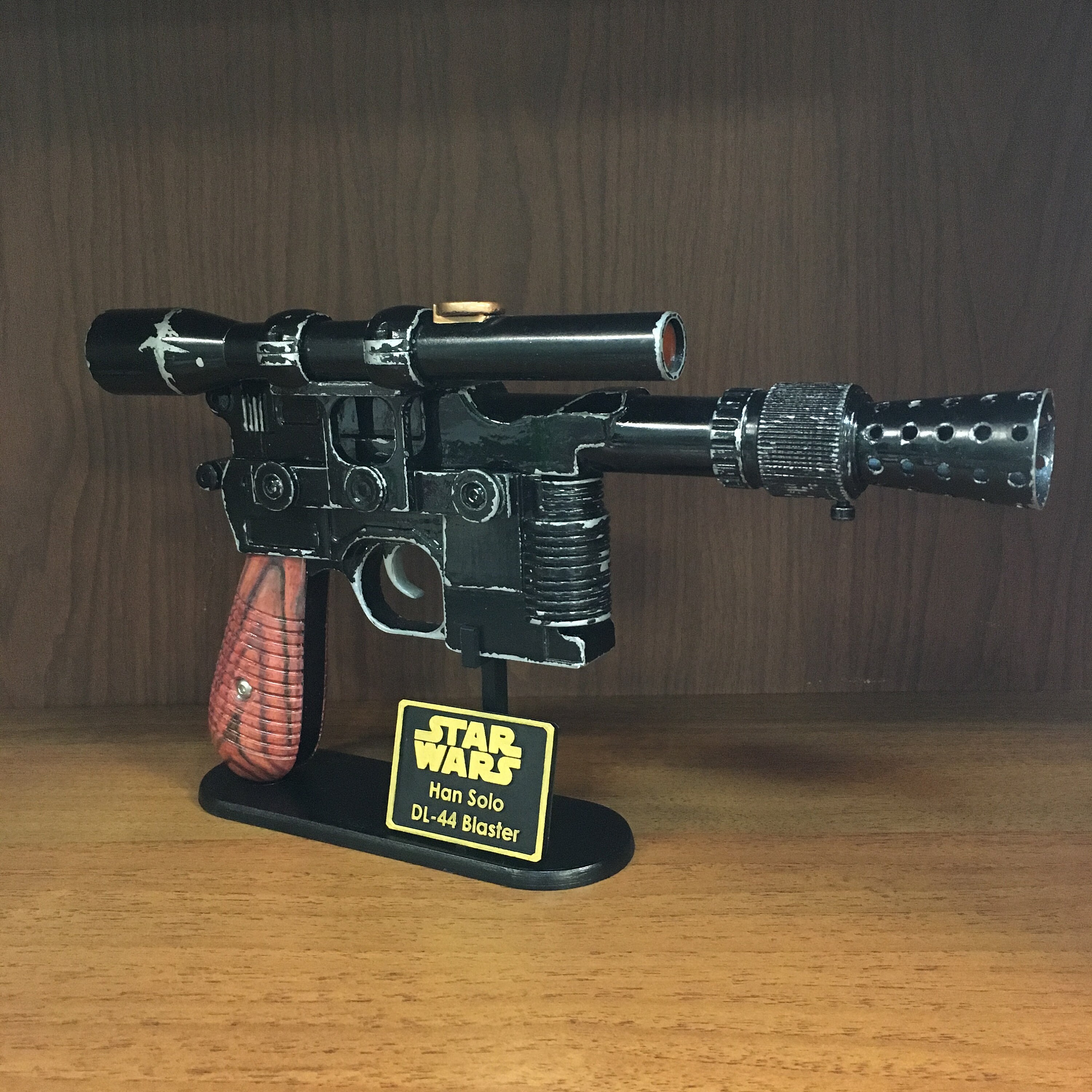 Stand for Blaster DL44 Han Solo Star Wars props cosplay Etsy