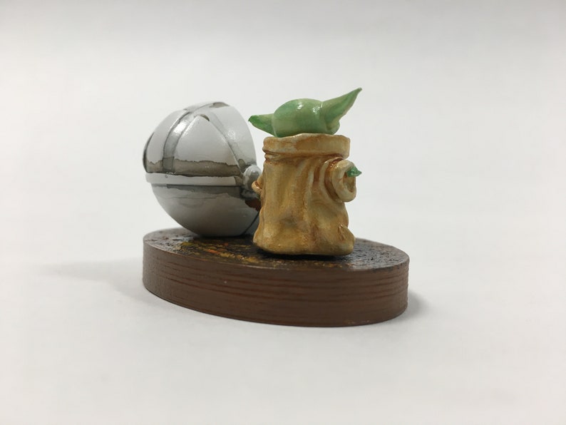 Cradle Baby Yoda Miniature Mandalorian series Star Wars Etsy