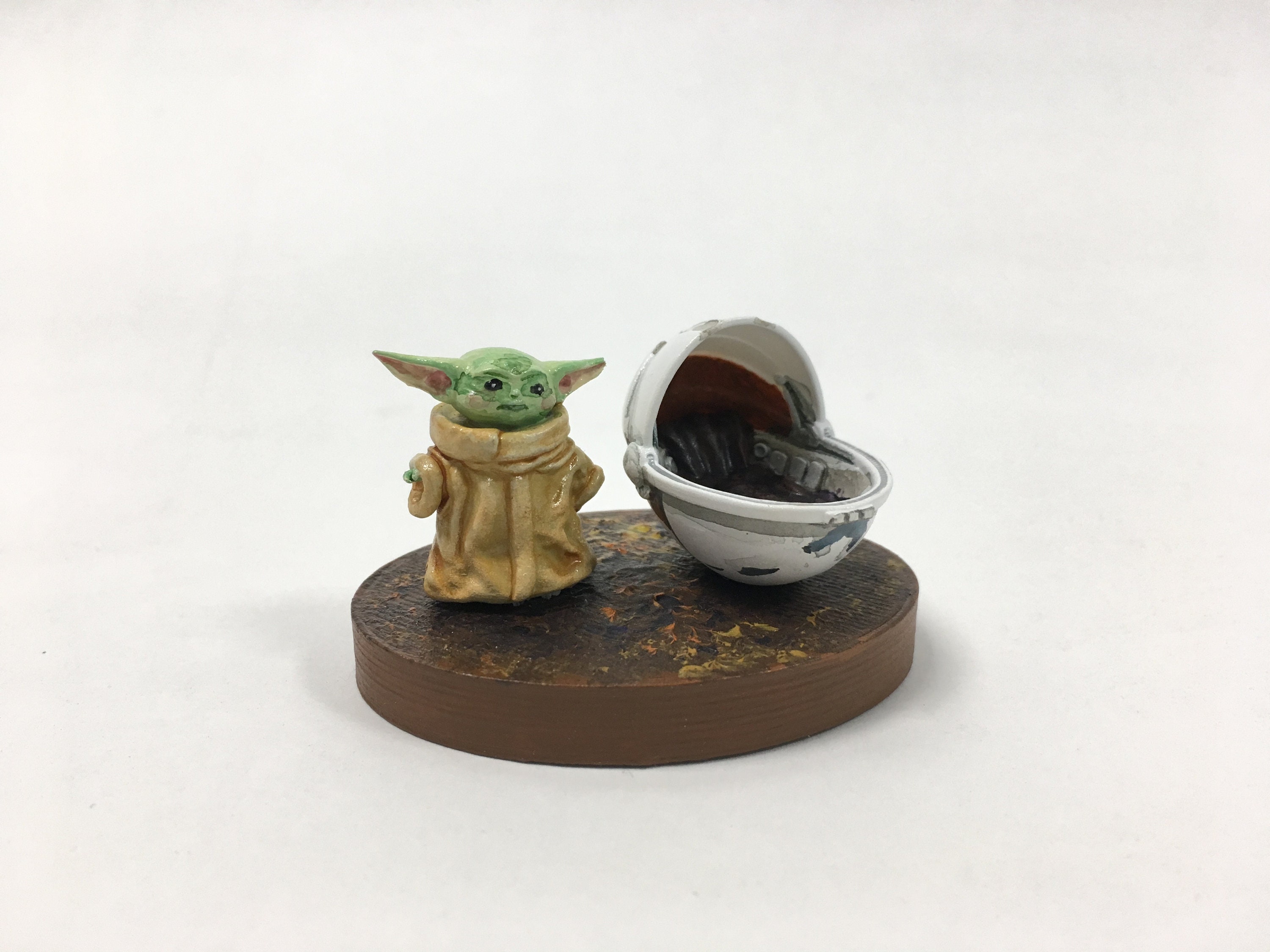 Cradle Baby Yoda Miniature Mandalorian series Star Wars Etsy