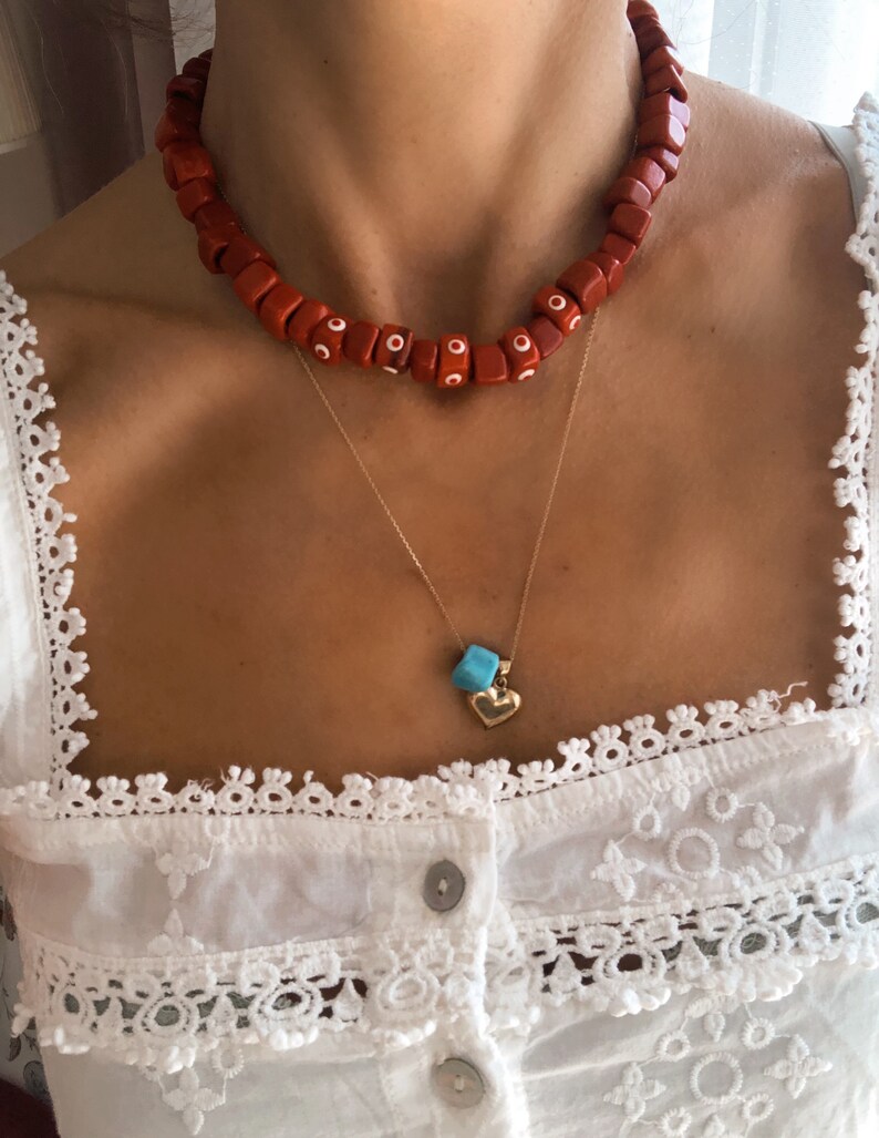 Evel eye Beaded necklace