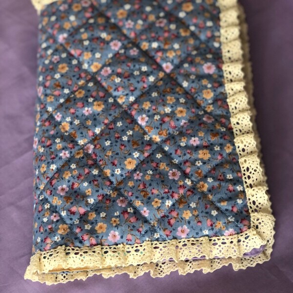 Fields of Grace Bible Sleeve | Handmade Quilted Bible Cover