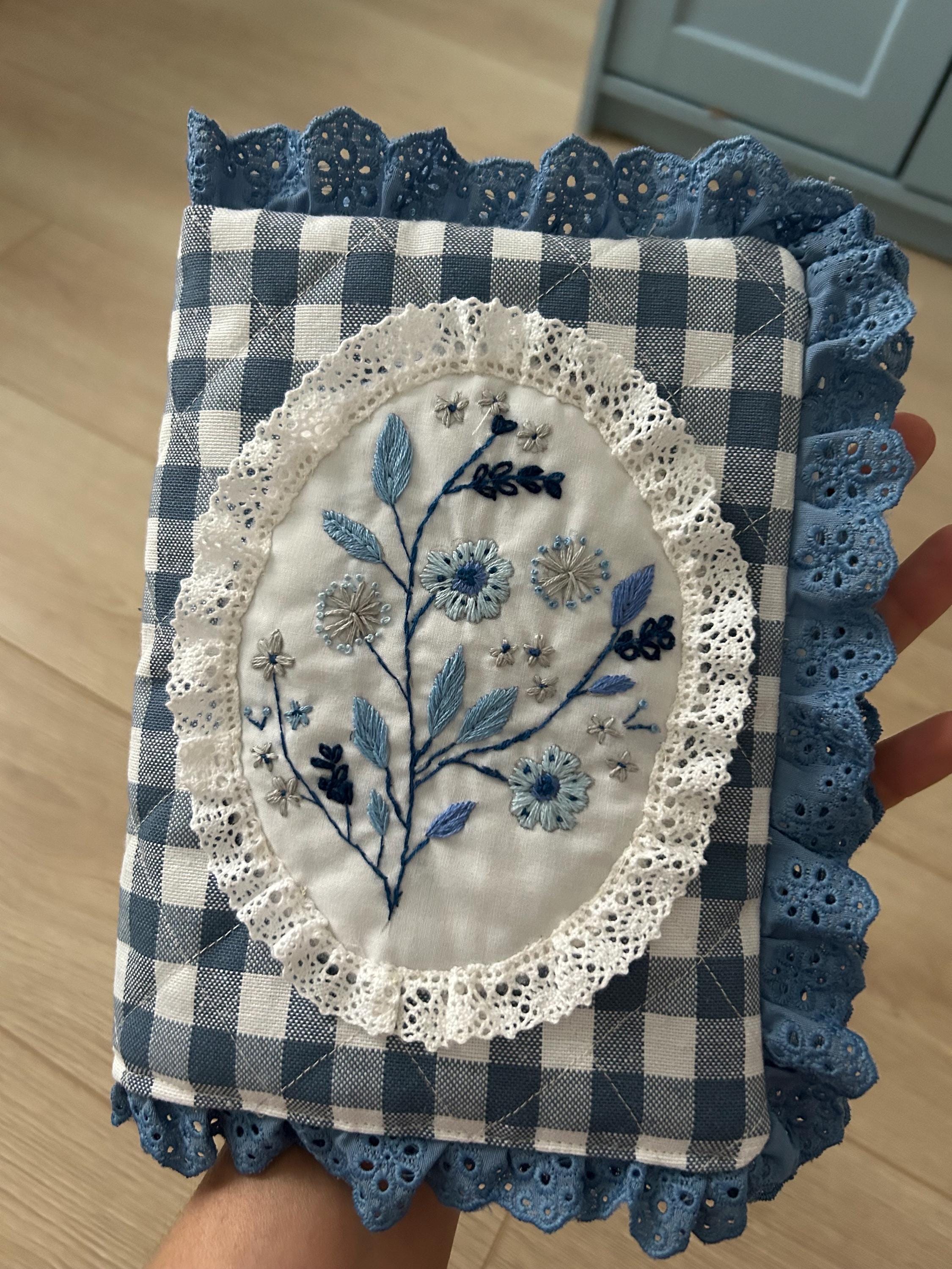 Vintage Style, Quilted Check Pattern. Fully Handmade Bible or Book ...