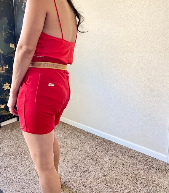 Vintage Spandex Athletic Athleisure BIKE Shorts