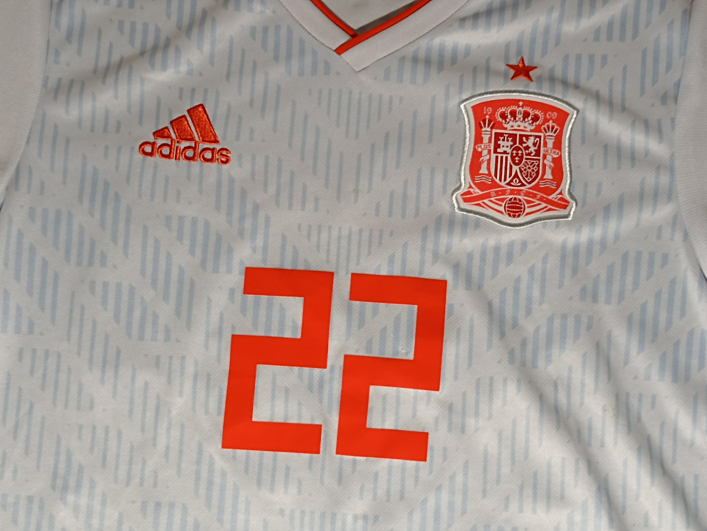 Spain Espana National Football Team Adidas 2017/18 Isco #22 Spain Espana National Football Team Adidas 2017/18 Isco #22