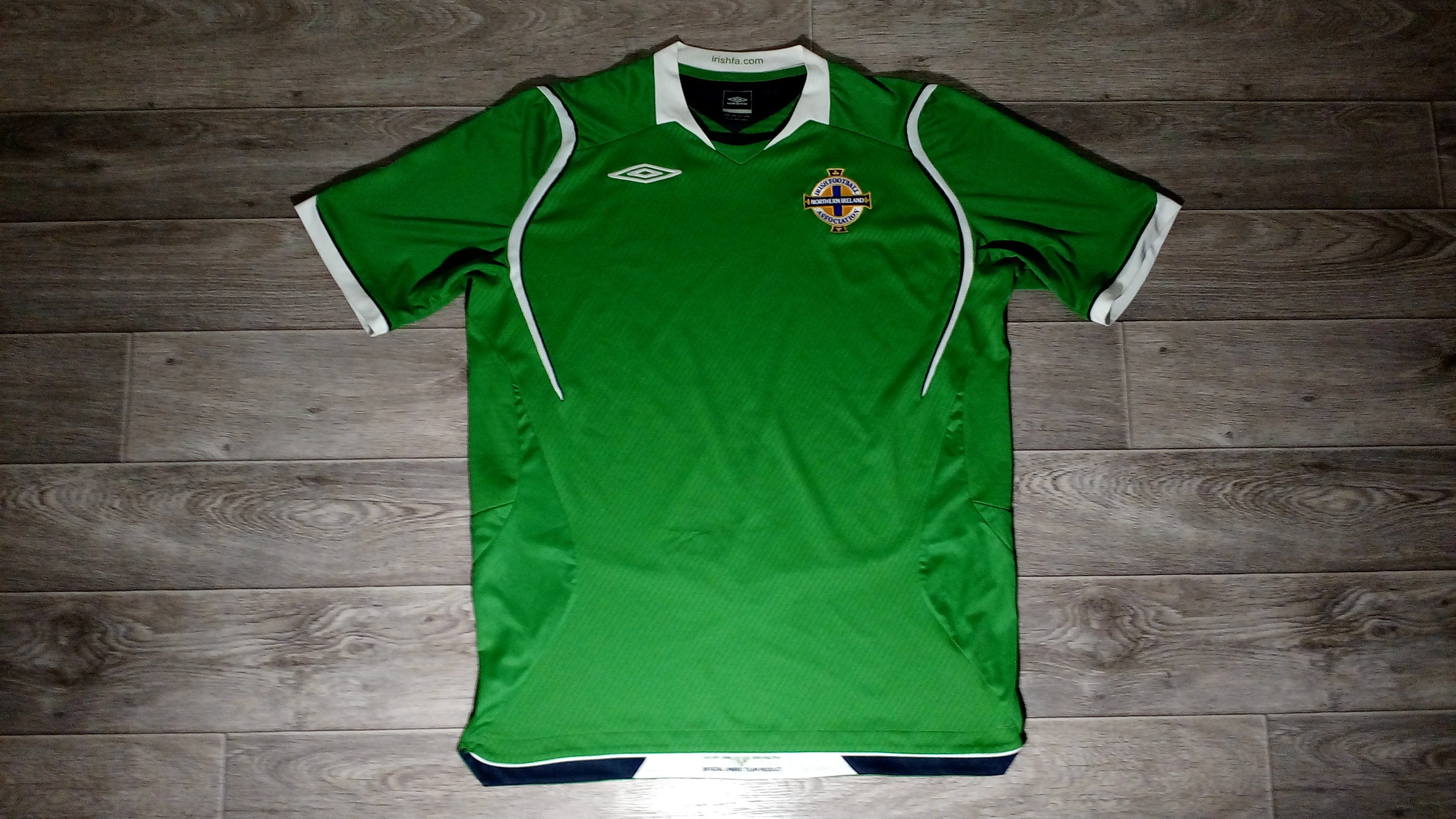 Northern Ireland soccer legends' signature jerseys