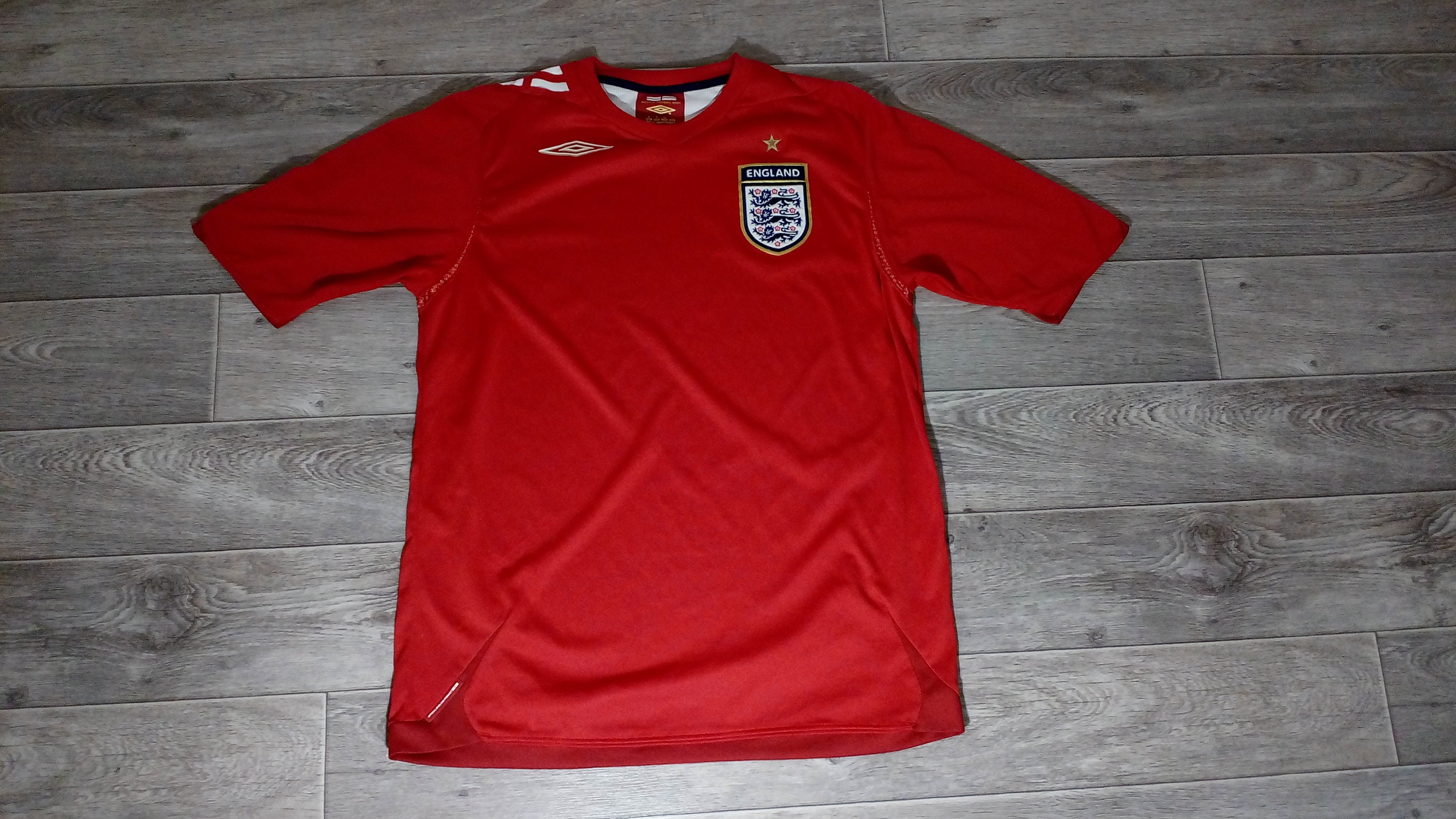 England national team umbro 2006 2008 red football soccer Etsy