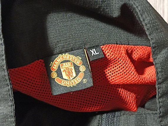 Vintage Manchester United FC MUFC England black f… - image 6