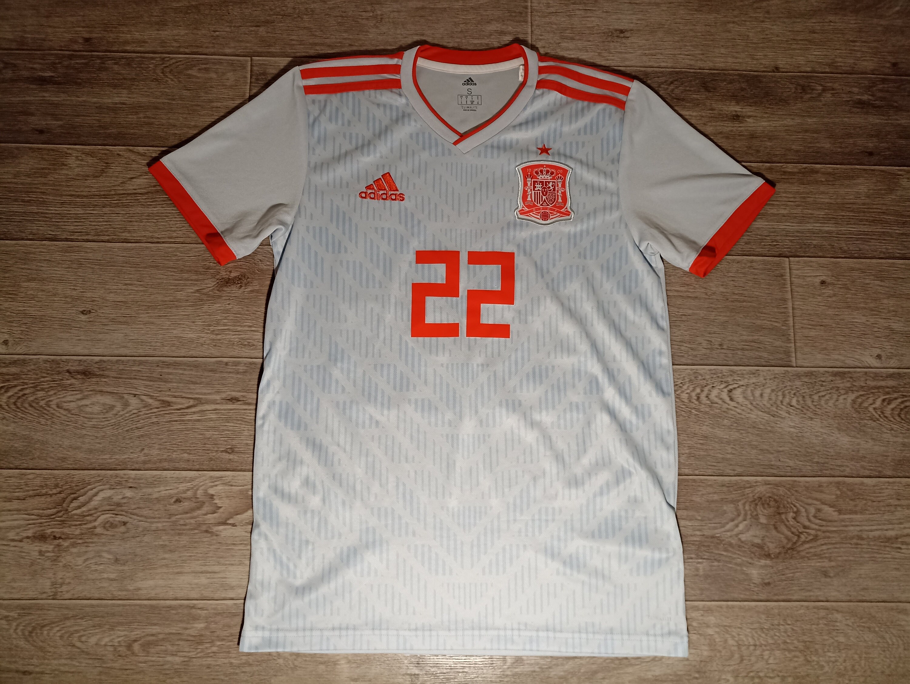 Spain Espana National Football Team Adidas 2017/18 Isco #22 Spain Espana National Football Team Adidas 2017/18 Isco #22