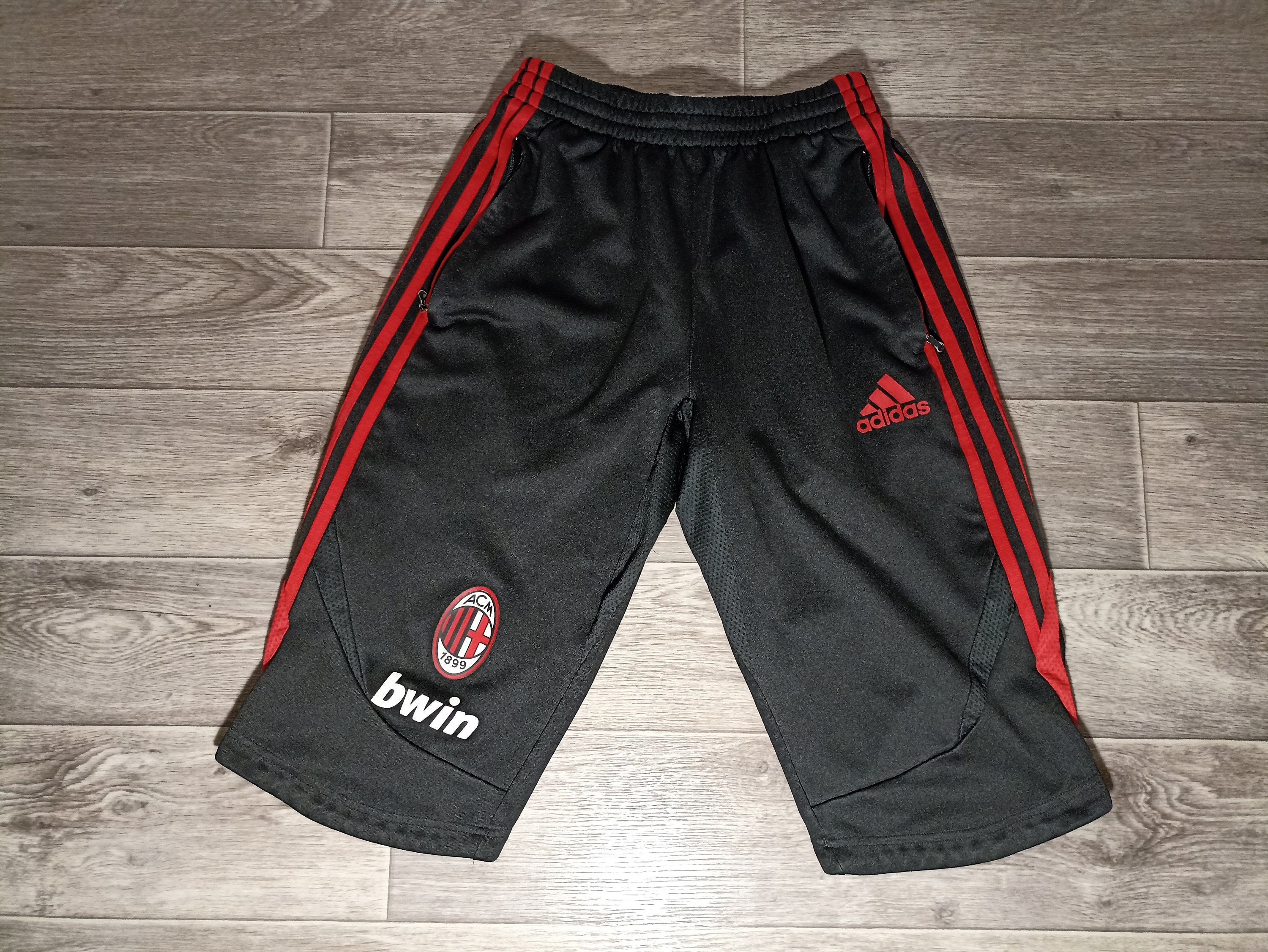 2009-10 AC Milan adidas Polo Shirt - 8/10 - (M/L)