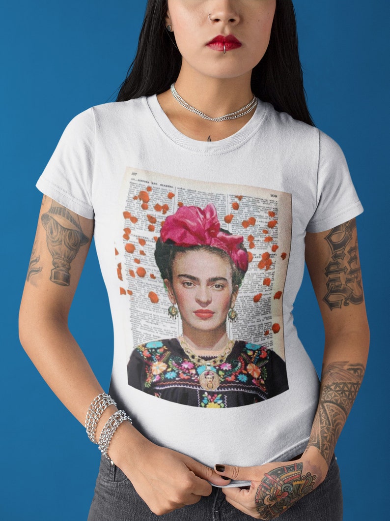 Frida Kahlo Shirt Frida Kahlo T-shirt Frida Kahlo tshirt | Etsy