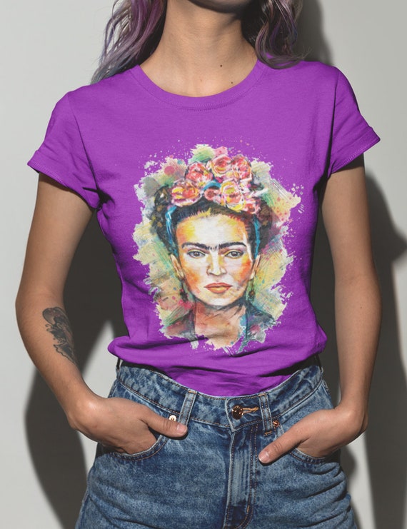 Frida Kahlo Paint Shirt Frida Kahlo T-shirt Frida Kahlo | Etsy