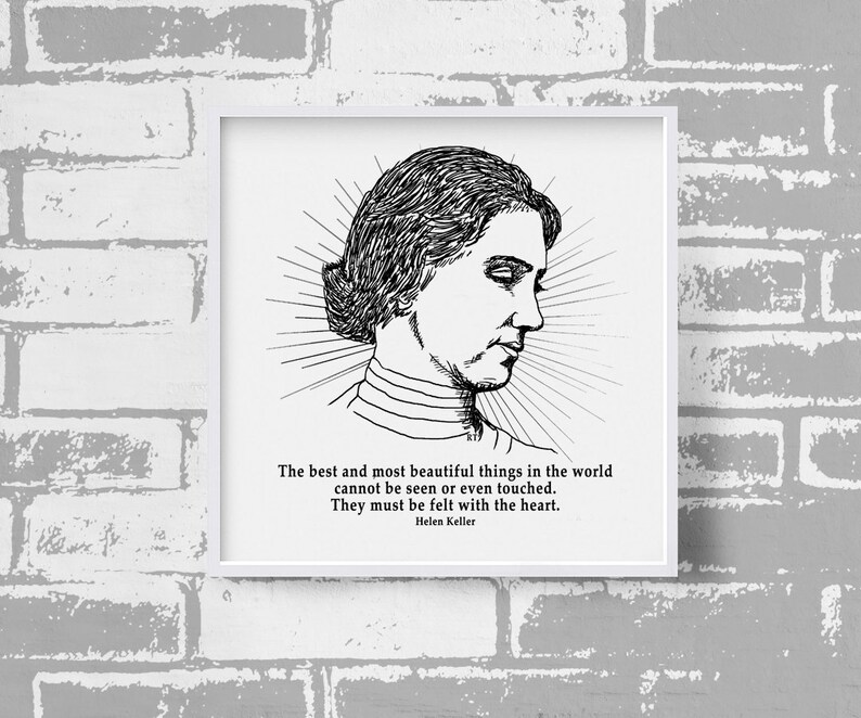 Printable Helen Keller Printable Art Instant Download | Etsy