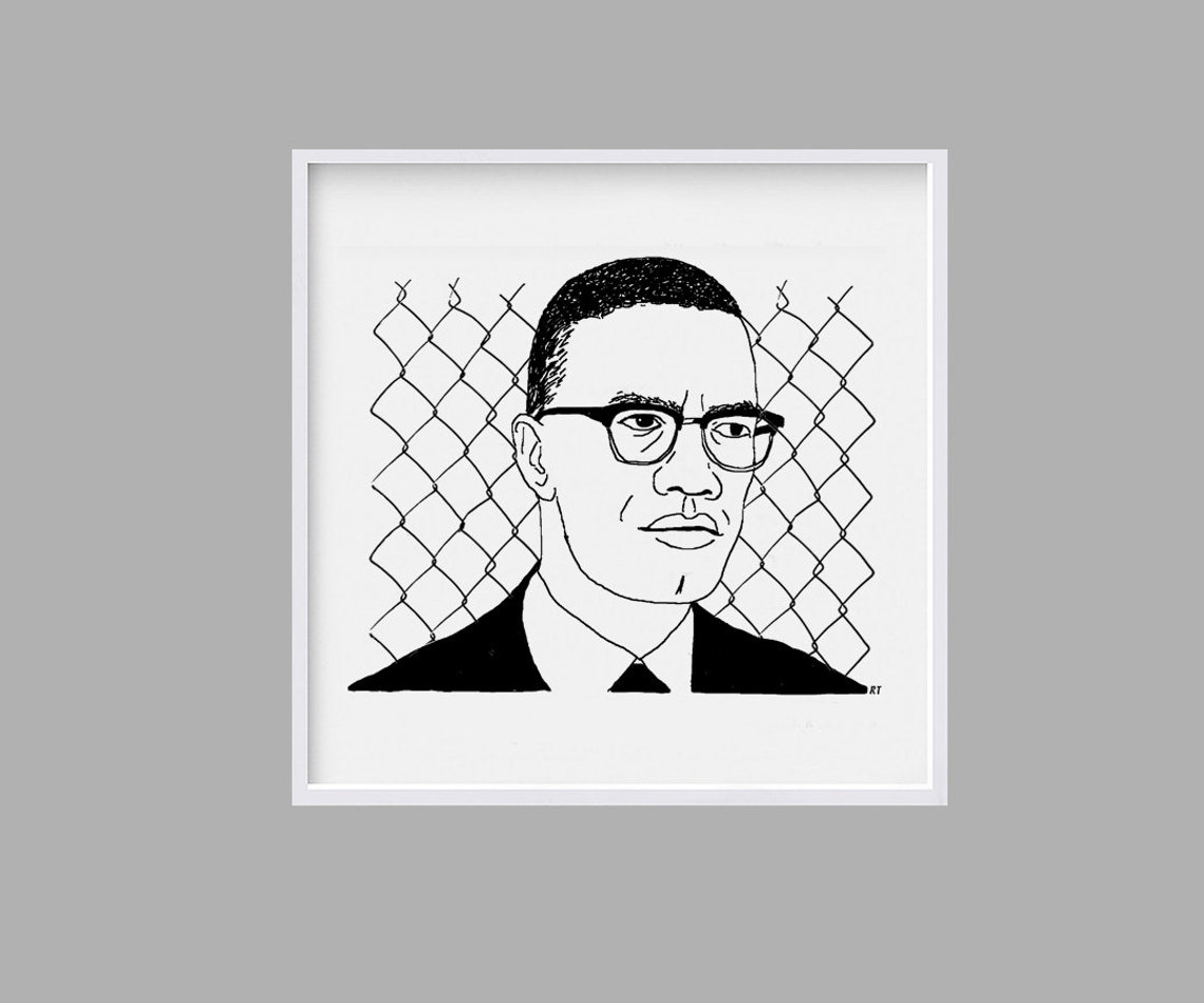 Printable Malcolm X Malcolm X Instant Download Print Etsy Australia Printable Malcolm X Malcolm X Instant Download Print Etsy Australia