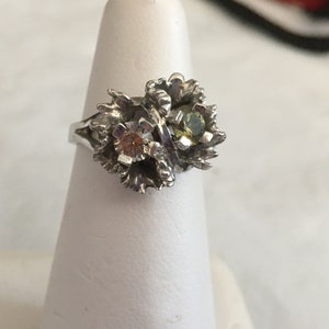 Montana Sapphire  Sterling Silver Ring (CRS 60) and FREE SHIPPING