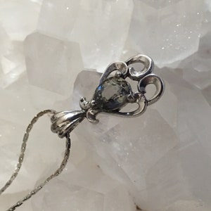 Montana Fancy Colored Sapphire Pendant set in Sterling Silver (CPS 48) and  FREE SHIPPING !!