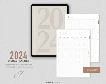 2024 Hyperlinked Digital Planner - V7